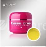 02 Juice Yellow GLASS base one żel kolorowy gel kolor SILCARE 5 g